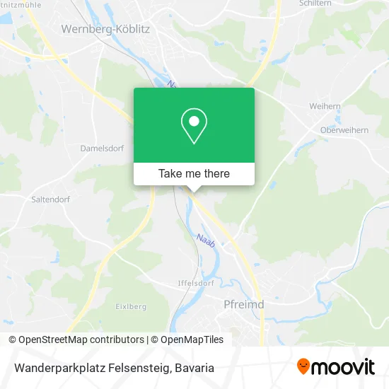 Карта Wanderparkplatz Felsensteig