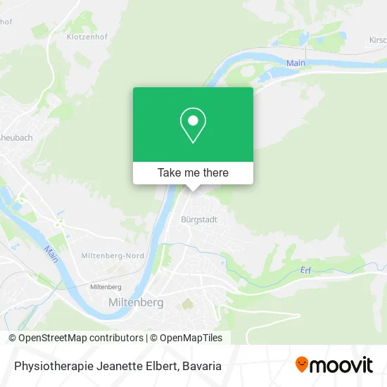 Карта Physiotherapie Jeanette Elbert