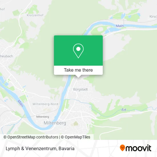 Карта Lymph & Venenzentrum