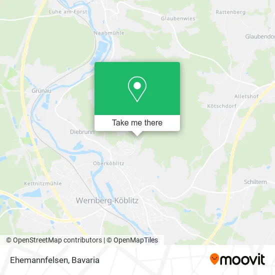 Карта Ehemannfelsen