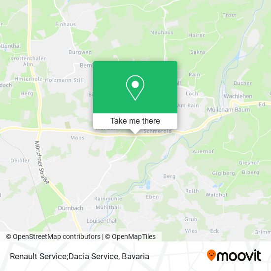 Renault Service;Dacia Service map