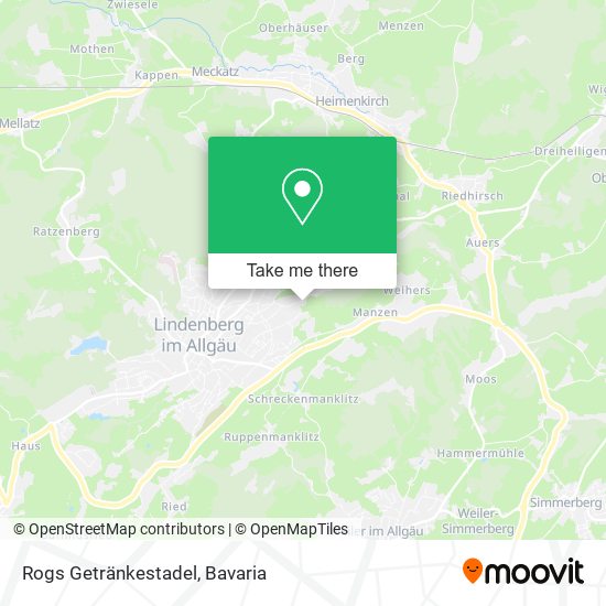 Rogs Getränkestadel map