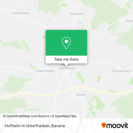 Карта Hofheim In Unterfranken