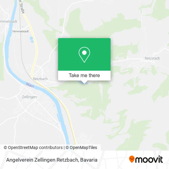 Карта Angelverein Zellingen Retzbach