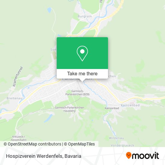 Hospizverein Werdenfels map