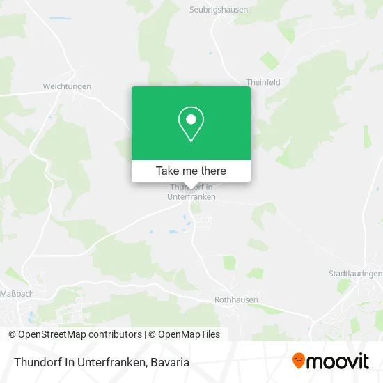 Thundorf In Unterfranken map