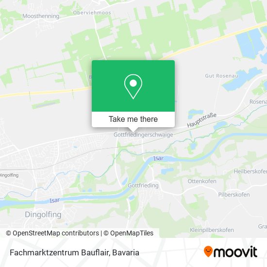 Fachmarktzentrum Bauflair map