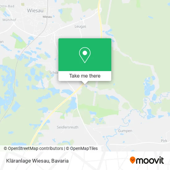 Карта Kläranlage Wiesau