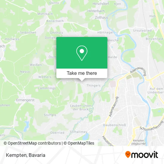 Карта Kempten