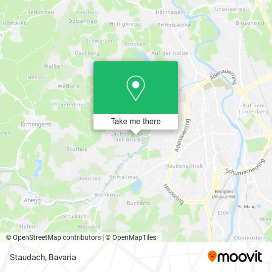 Карта Staudach