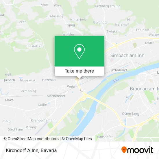 Карта Kirchdorf A.Inn