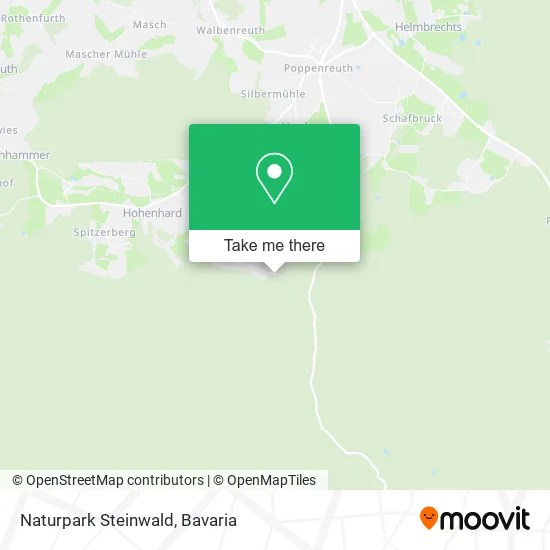 Карта Naturpark Steinwald