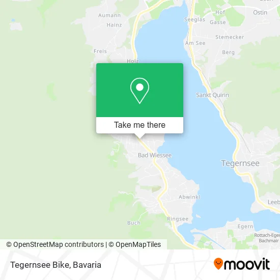 Карта Tegernsee Bike
