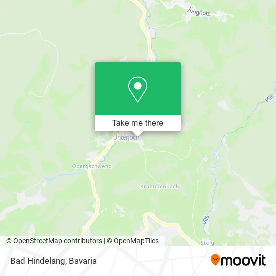 Карта Bad Hindelang