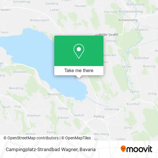 Карта Campingplatz-Strandbad Wagner