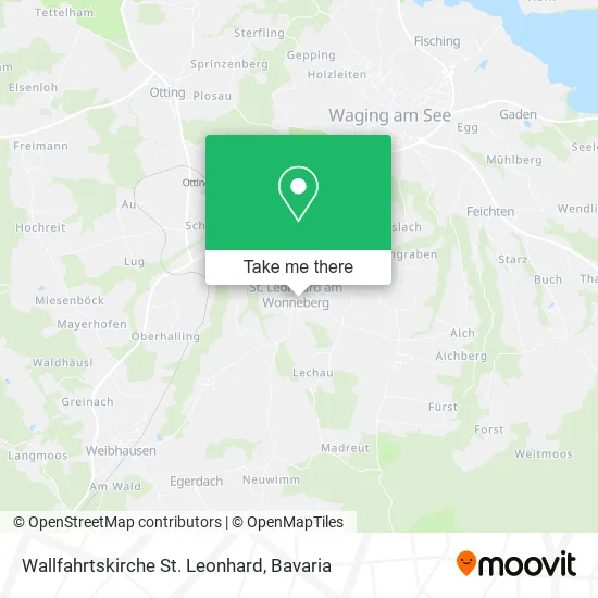 Wallfahrtskirche St. Leonhard map