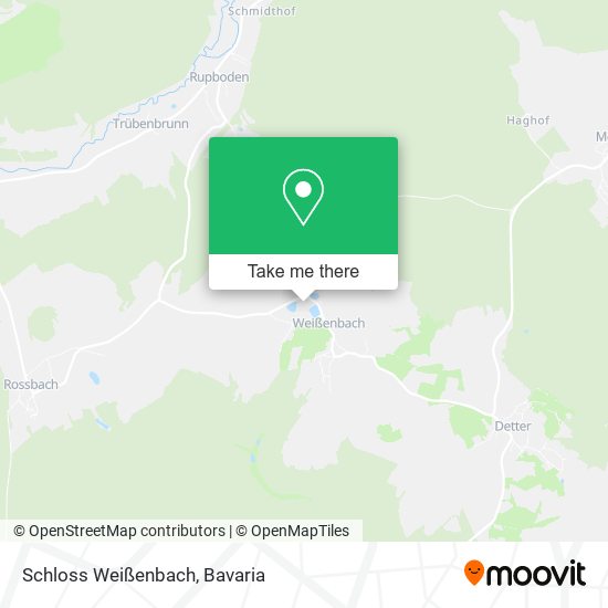 Schloss Weißenbach map