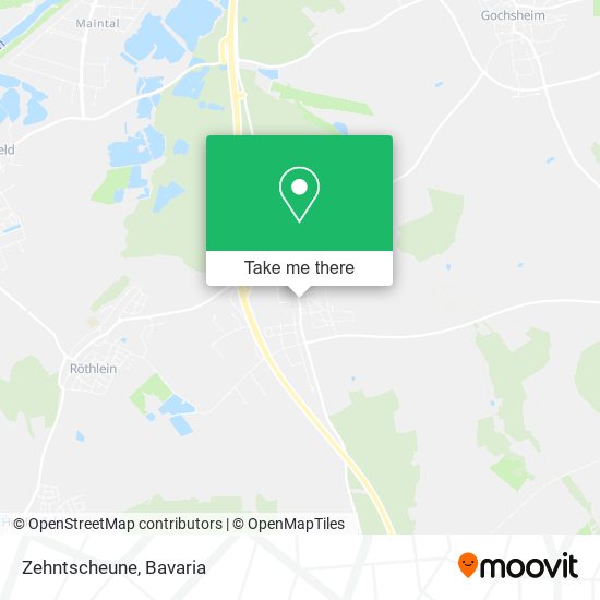 Карта Zehntscheune