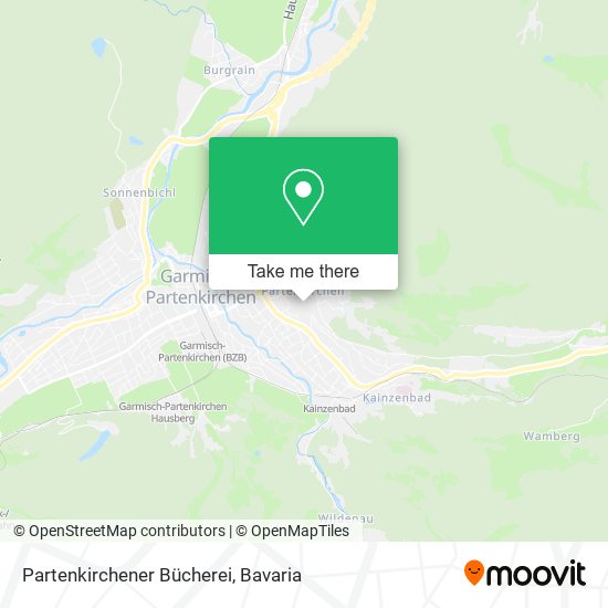 Partenkirchener Bücherei map
