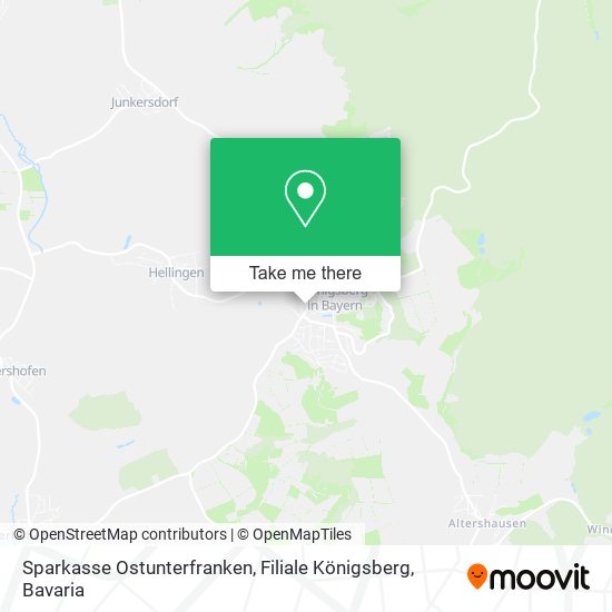 Sparkasse Ostunterfranken, Filiale Königsberg map