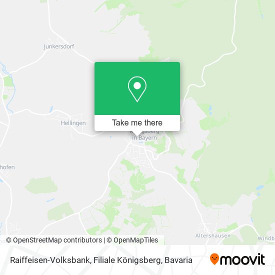 Raiffeisen-Volksbank, Filiale Königsberg map