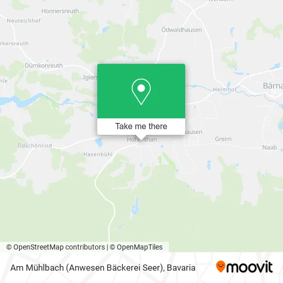 Карта Am Mühlbach (Anwesen Bäckerei Seer)
