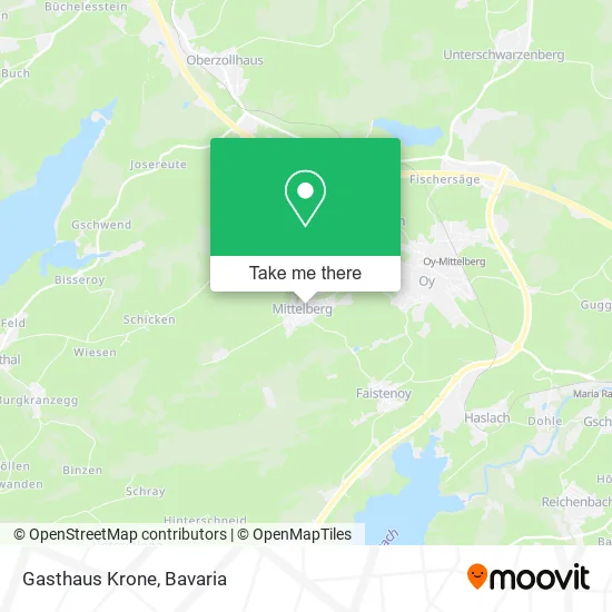 Карта Gasthaus Krone