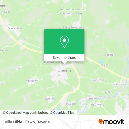 Карта Villa Hilde - Fewo
