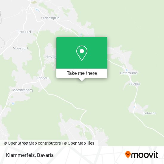 Klammerfels map