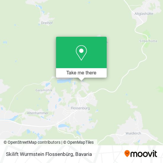 Skilift Wurmstein Flossenbürg map