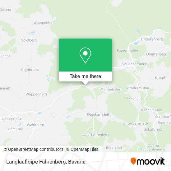 Карта Langlaufloipe Fahrenberg