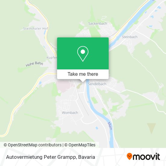 Autovermietung Peter Grampp map