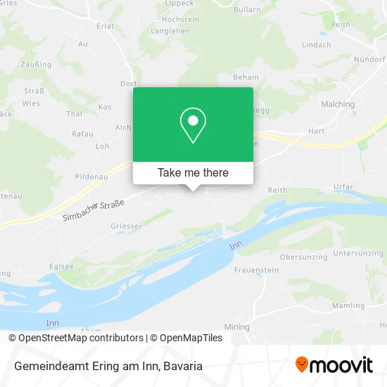 Карта Gemeindeamt Ering am Inn