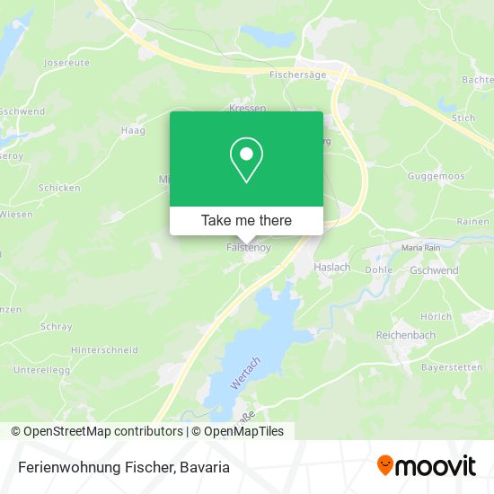 Ferienwohnung Fischer map