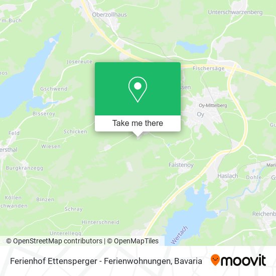 Ferienhof Ettensperger - Ferienwohnungen map