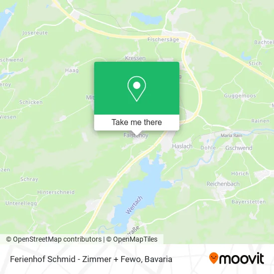 Карта Ferienhof Schmid - Zimmer + Fewo