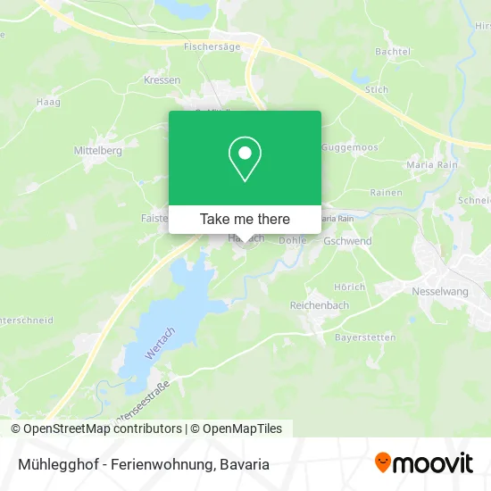 Карта Mühlegghof - Ferienwohnung