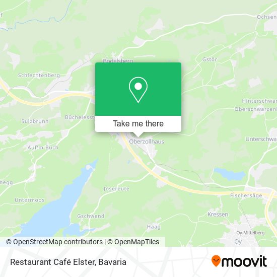 Restaurant Café Elster map