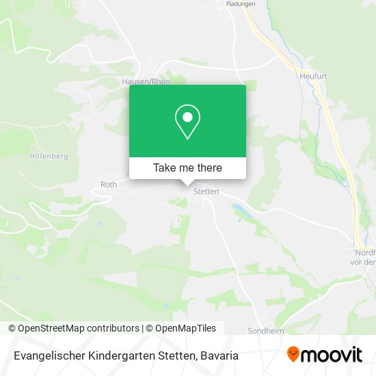 Evangelischer Kindergarten Stetten map