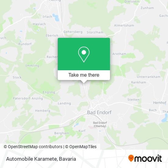 Карта Automobile Karamete