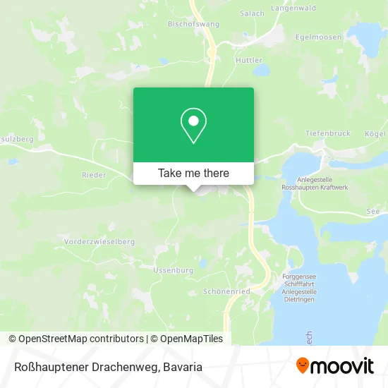 Карта Roßhauptener Drachenweg