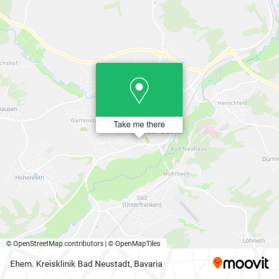 Ehem. Kreisklinik Bad Neustadt map