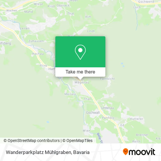 Карта Wanderparkplatz Mühlgraben