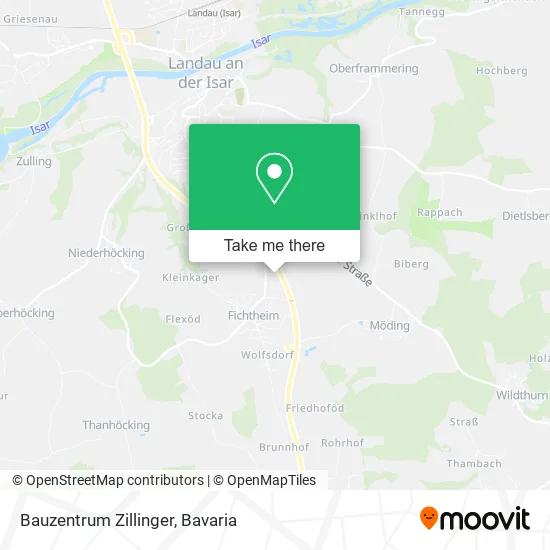 Карта Bauzentrum Zillinger