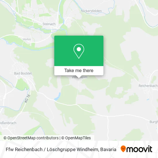 Карта Ffw Reichenbach / Löschgruppe Windheim