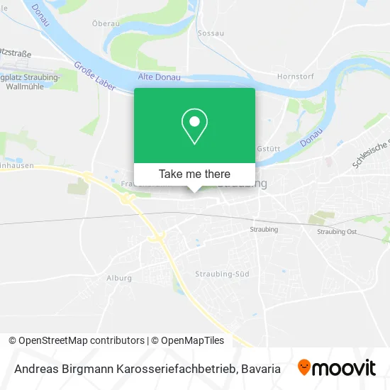 Карта Andreas Birgmann Karosseriefachbetrieb