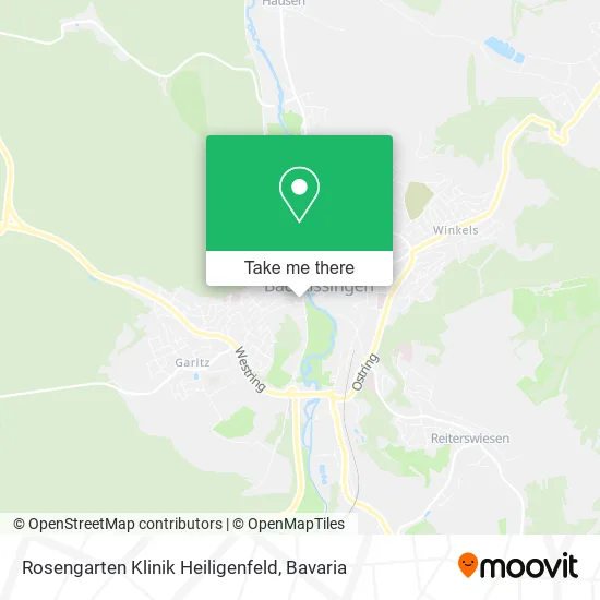 Карта Rosengarten Klinik Heiligenfeld