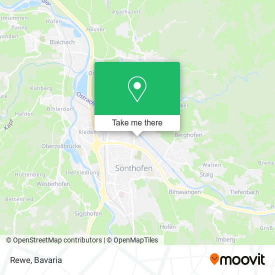 Rewe map