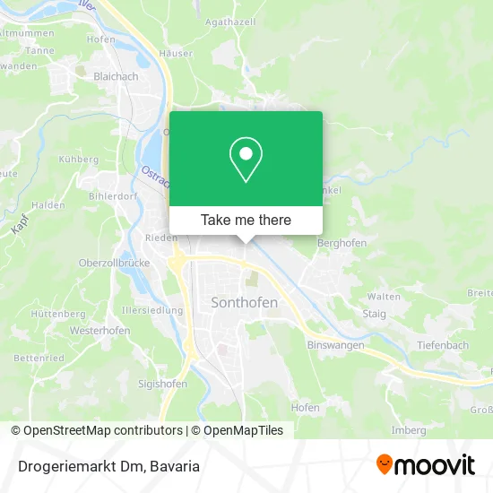 Карта Drogeriemarkt Dm