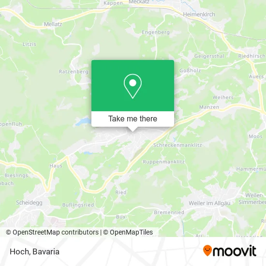 Карта Hoch